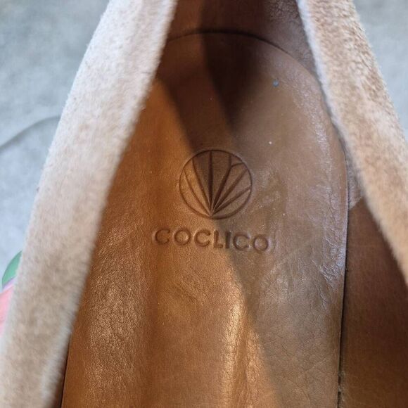 Coclico Perl Ante Tan Women's Platform Suede Shoes Size 9 - Picture 7 of 10